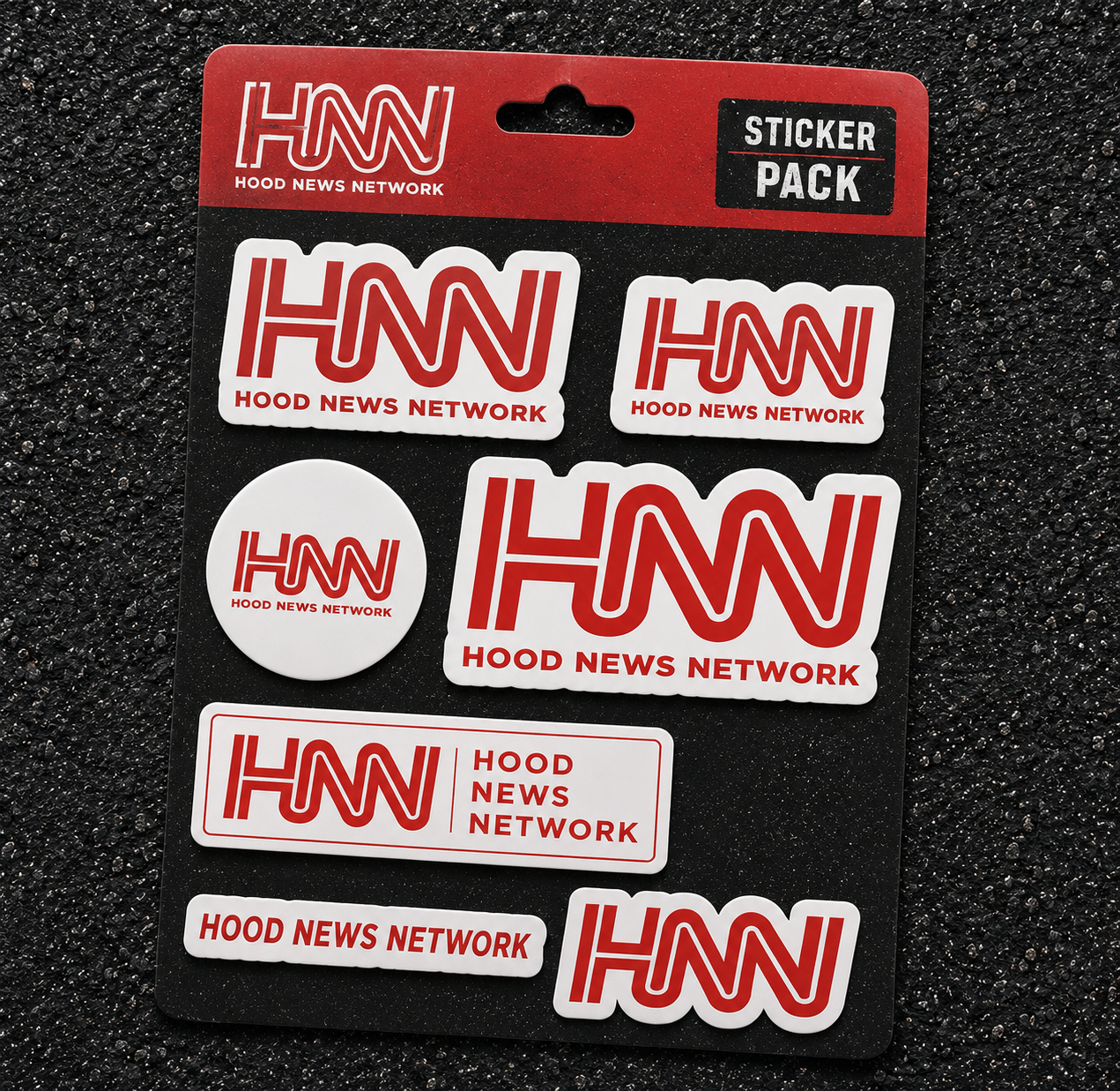 HNN Sticker Pack — official HNN merchandise